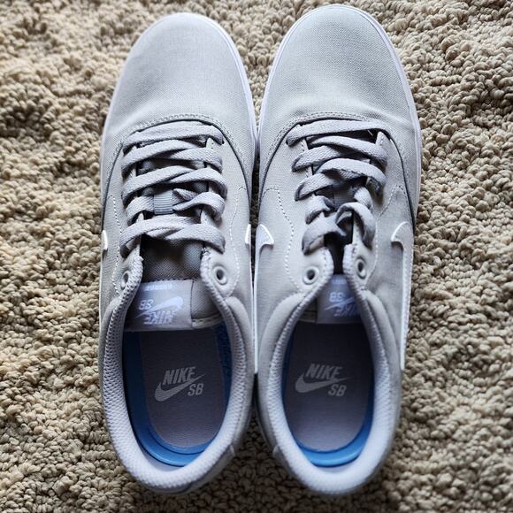 Nike Charge Solarsoft SB Wolf Grey White Brand New Sz 9 - Picture 5 of 10